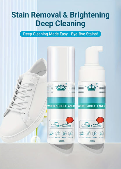 Yixingjia White Shoe Cleaning Agent Shoe Cleaning Artifact Brush Shoe Cleaning Agent Decontamination Whitening And Yellowing Foam Shoe Cleaning Multi-functional Cleaning Agent