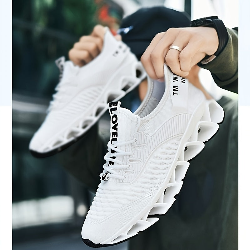 High Quality Men's Blade-shaped Sole Comfortable for Standing for A Long Time Running Shoes; Trendy Multi-functional Sports Casual Men's Fashion Shoes