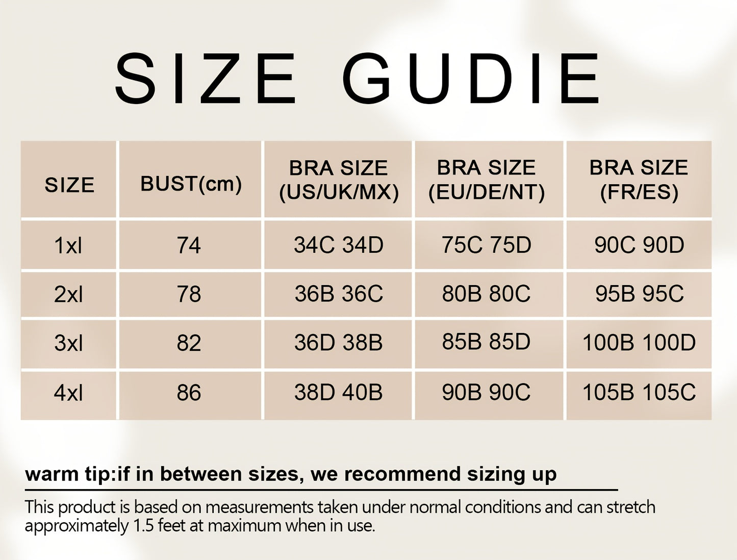 4pcs Plus Size Seamless Push Up Bras 1XL 4XL High Stretch Solid Color Wide Straps - product view 6