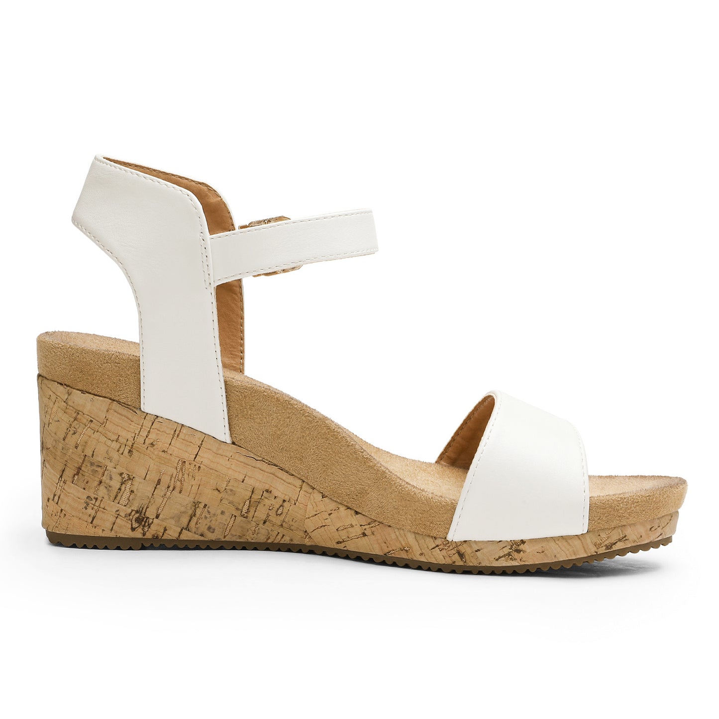 Women's Open Toe Buckle Ankle Strap Platform Wedge Sandals Durable Versatile Style for party, dance, shopping, walk, office, beach stylish look, Classic and versatile style Women Shoes, Womens Sandals