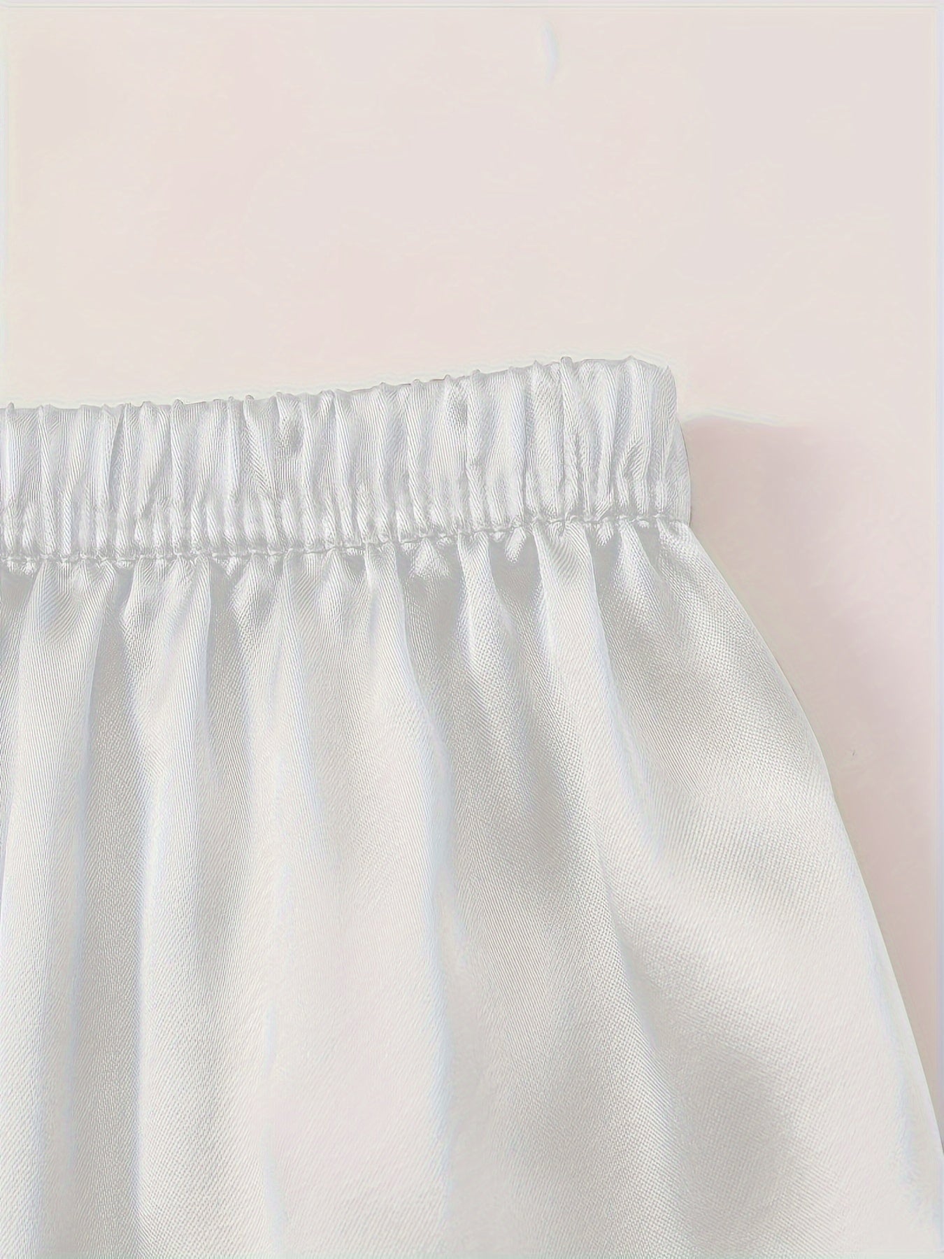Women's Champagne Satin Short-Sleeve Pants - product view 49