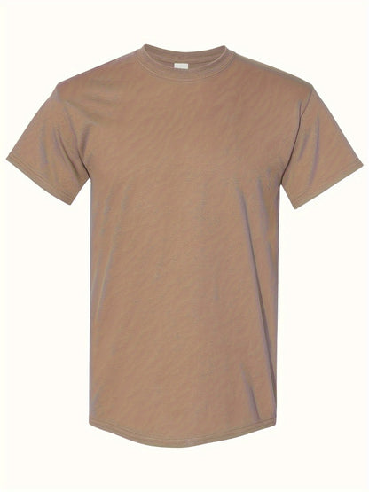 Men's Essential T-Shirt - Round Neck Short Sleeve Modern Style 638181