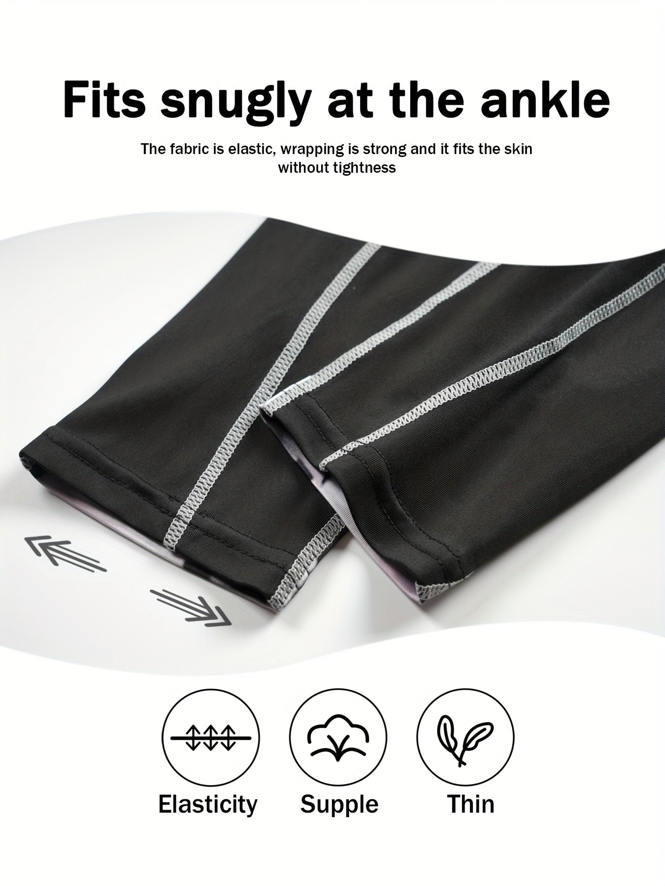 2pcs Men's Sports Compression Long-sleeve And Long Pants Suit, Breathable, Skin-friendly, Soft, Suitable for Outdoor Leisure Sports And Fitness And Other Items, Suitable for All Seasons, Comfortable, Lightweight And Close to The Body Sportswear