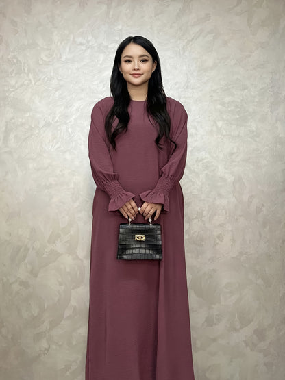 Soft Crepe Material with Pocket Mulim Lady Abaya Prayer Abaya
