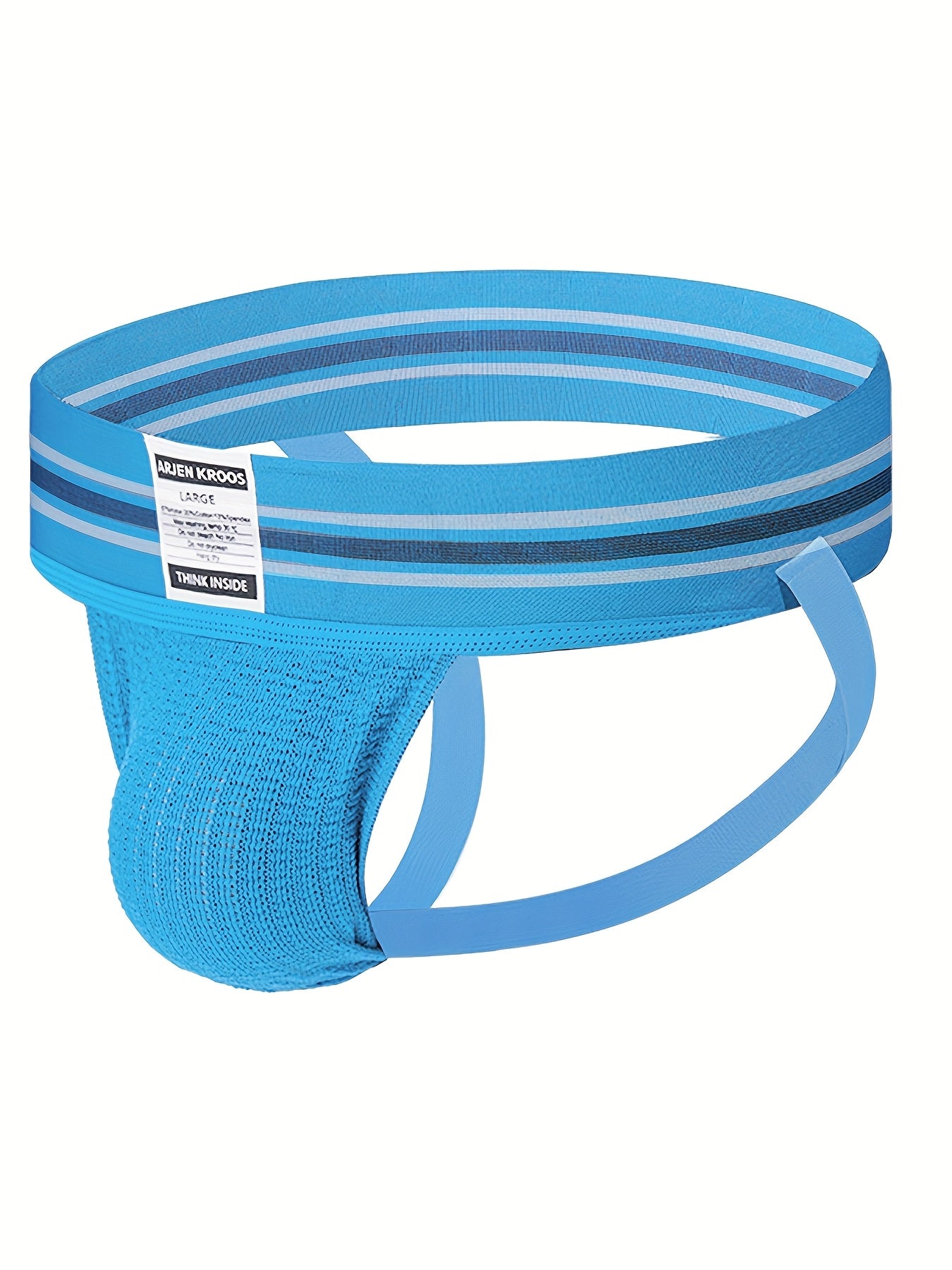 Arjen Kroos Men'S Jockstrap Athletic Support with a 3" Elastic Waistband And Ventilated Pouch, Ideal for Gym And Sports, Men'S Thong Underwear, Mankini, Papi Underwear for Men, Jock Straps for Men, Athletic Supporters for Men, Gym Jockstrap
