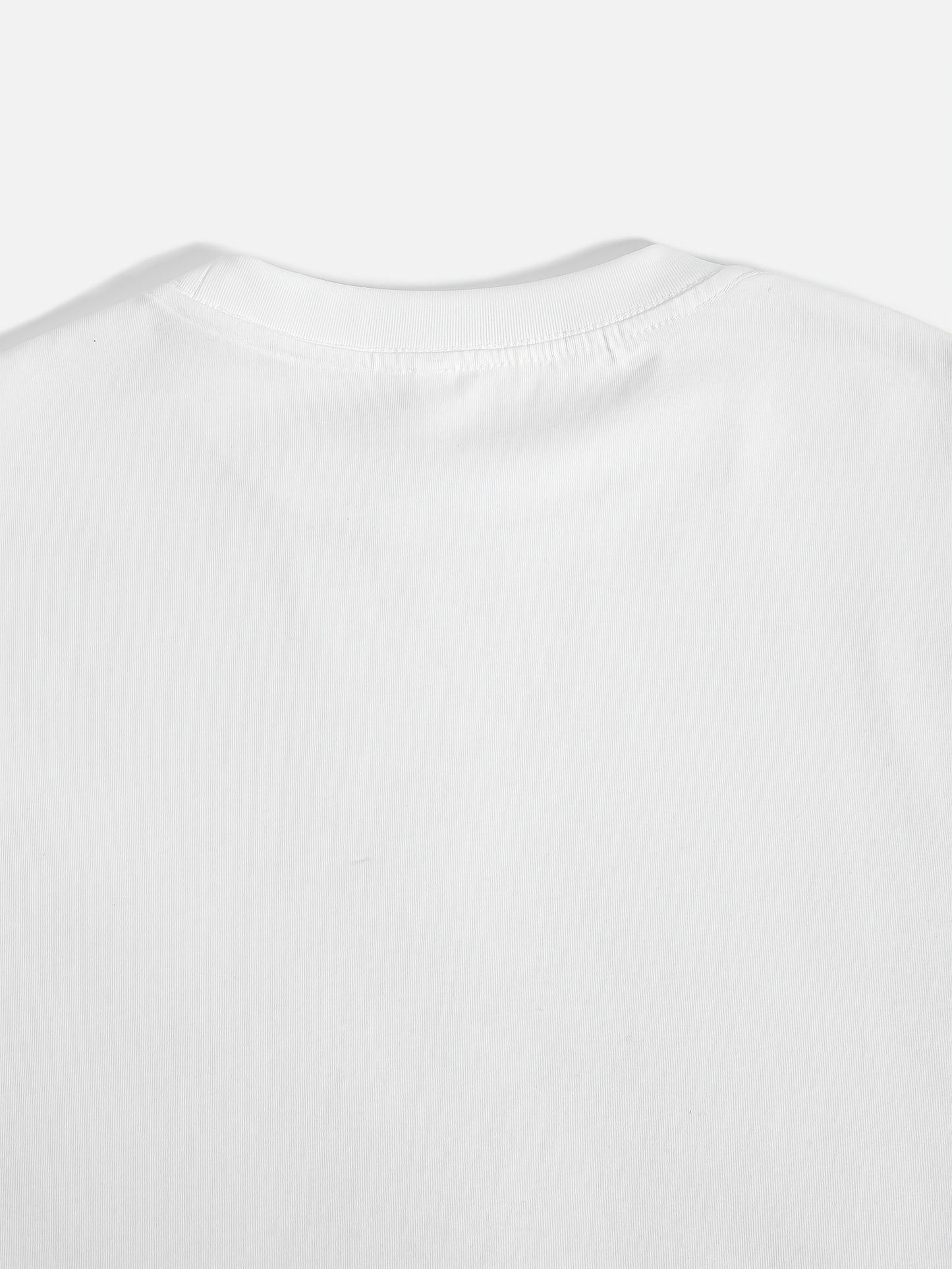 [Quick Dry T-Shirt] 5pcs Quick Dry Breathable Men's White T-Shirt - Round Neck-Heavy Cotton Short Sleeves, Lightweight Summer Sports Top, Suitable for Gym & Training, Machine Washable, Casual Wear
