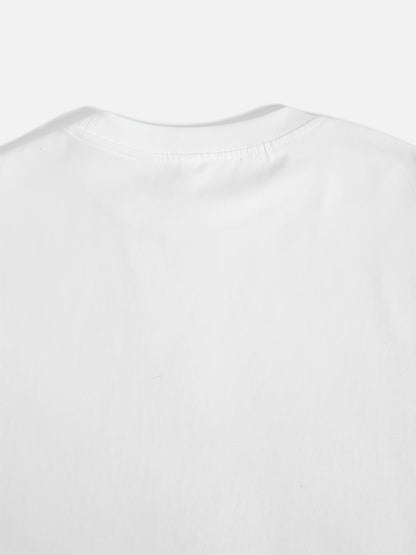 [Quick Dry T-Shirt] 5pcs Quick Dry Breathable Men's White T-Shirt - Round Neck-Heavy Cotton Short Sleeves, Lightweight Summer Sports Top, Suitable for Gym & Training, Machine Washable, Casual Wear