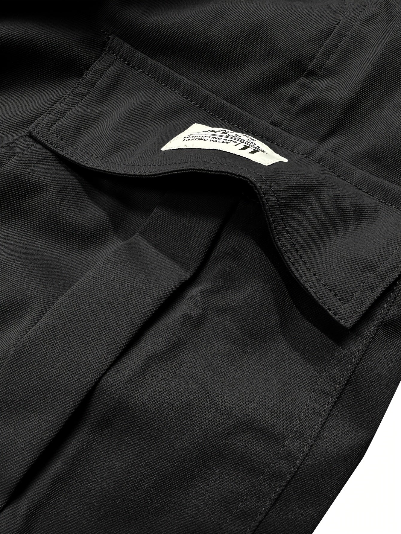 Men's Grey Polyester Cargo Shorts - product view 22