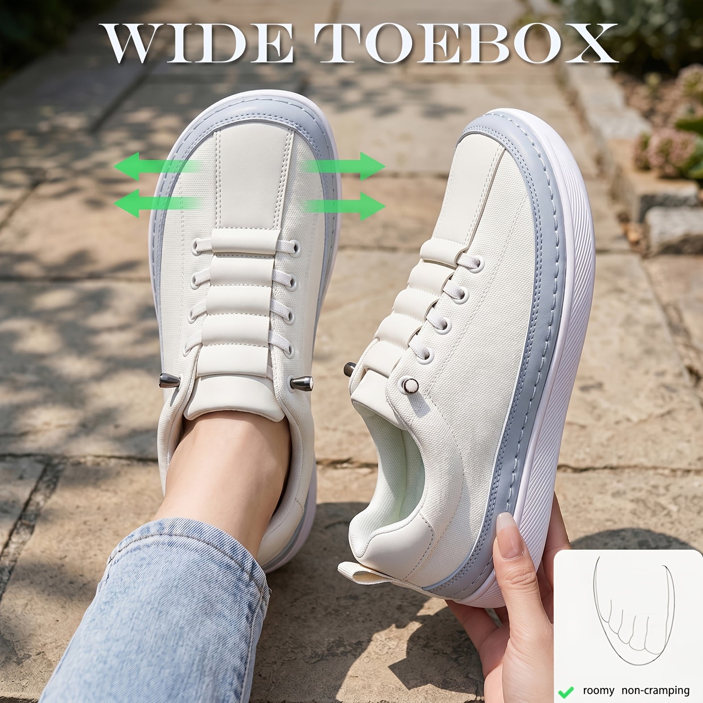 Women's Wide Top Minimalist Barefoot Sneakers - Featuring A Wide Toe Sole And Low Cut Lace Up Walking Shoes, Wide Last Shoes, Cushioning, Lightweight And Breathable, Suitable for Fitness, Yoga Steps, And Daily Work. Couple Shoes.damen Schuhe