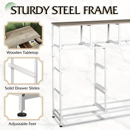 Storage Cabinet Chest of Drawers 9 Drawer Cabinet Multiple Colors Integrated Slide - product view 2