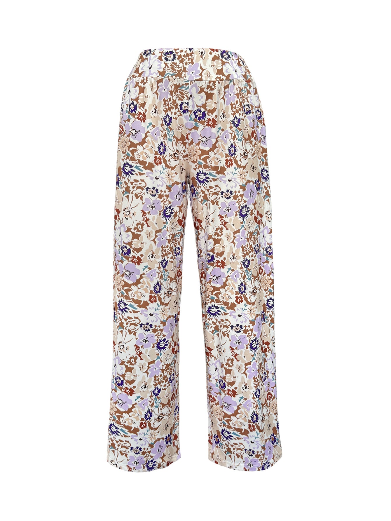 Women'S Summer New Casual Small Floral Patchwork Cute Women'S Loose Long Pants