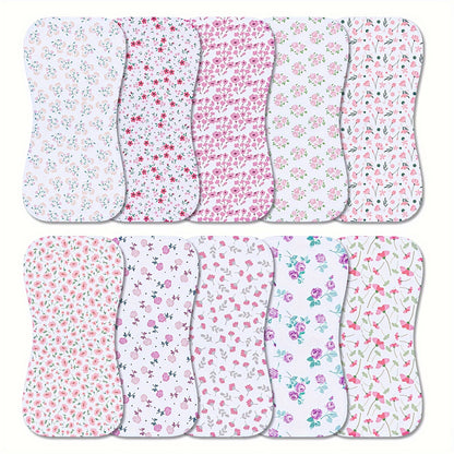 Burp Cloth - 10-pack Cloths Washcloths Rags