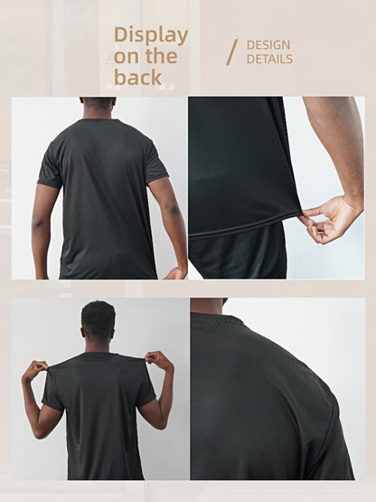 Men's Plaid Performance T-Shirt - Crew Neck