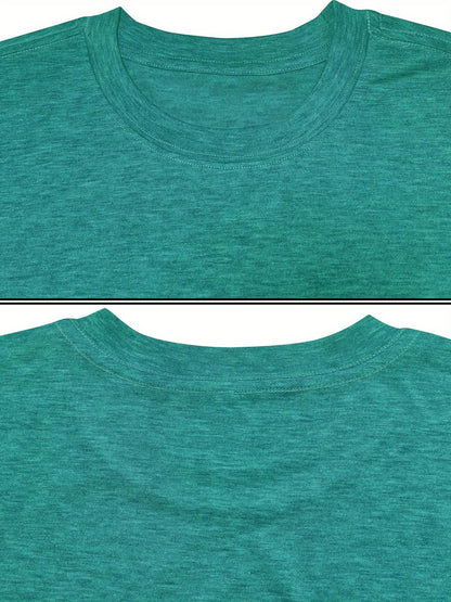 Women'S Casual Sporty Graphic Tee - Soft, Breathable Fabric for All-Seasons, Loose Fit with a Fun Quotation Print, Perfect for Streetwear and Everyday Wear