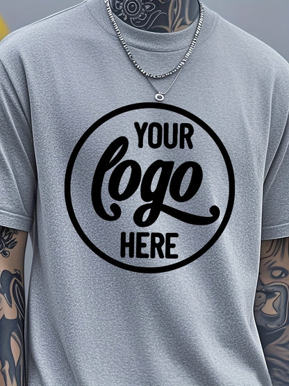 Custom T-Shirts for Men/Women, Design Your Own T-Shirts And Add Text/Picture/Logo, Pure Round Neck Short Sleeves, Personalized Short Sleeves, Gifts for Her, Valentine'S Day Gifts, Mother'S Day Gifts, Graduation Season Gifts