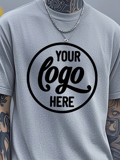 Custom T-Shirts for Men/Women, Design Your Own T-Shirts And Add Text/Picture/Logo, Pure Round Neck Short Sleeves, Personalized Short Sleeves, Gifts for Her, Valentine'S Day Gifts, Mother'S Day Gifts, Graduation Season Gifts