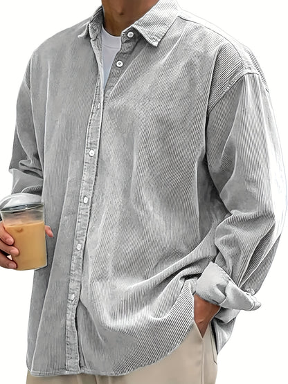 Men's Black Long-Sleeve Shirt - product view 12