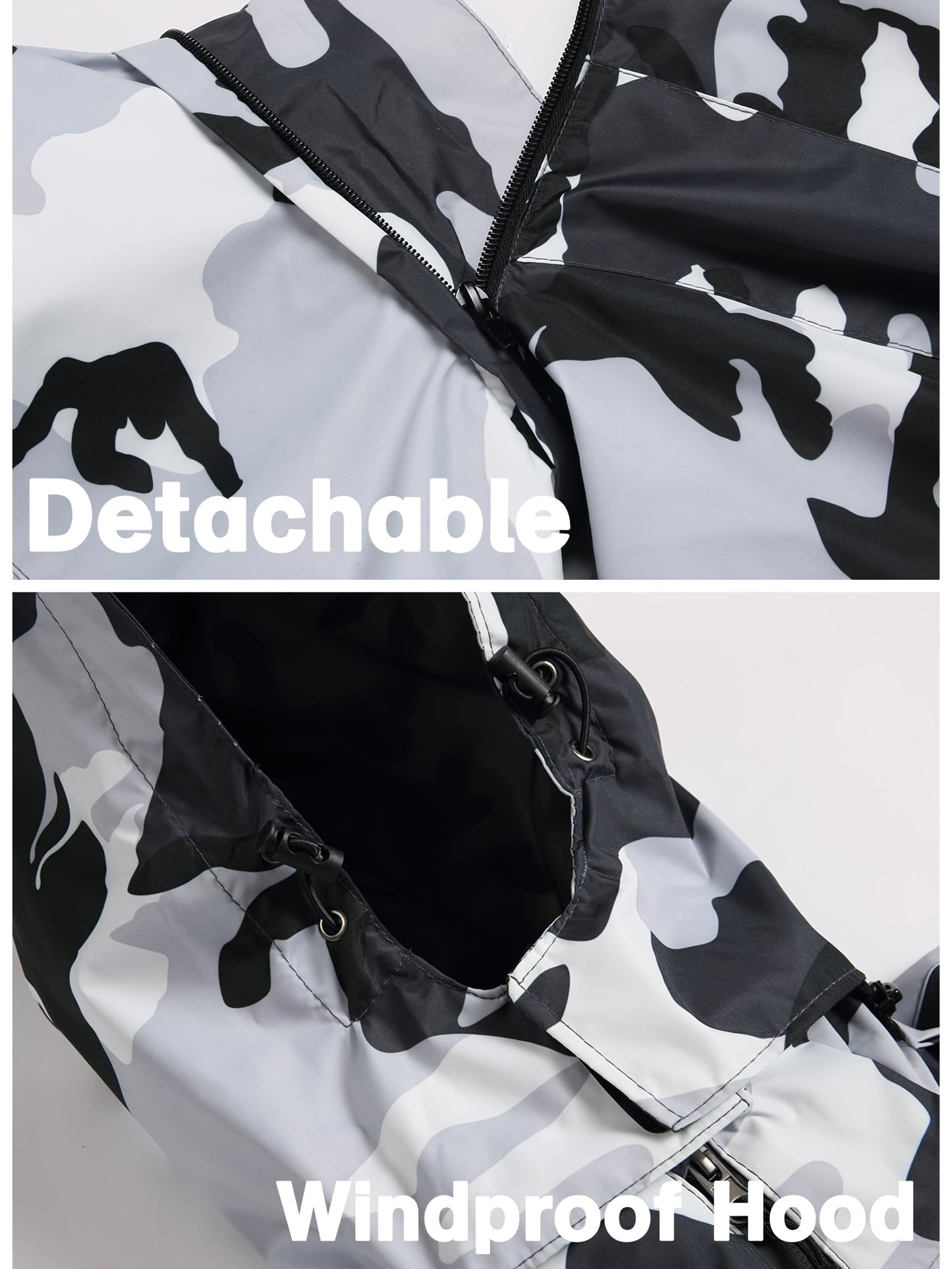 Men'S Rain Jacket Waterproof Lightweight Packable Raincoat Pullover Windbreaker with Hood for Hiking Running
