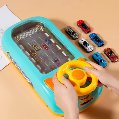 Kids Steering Wheel Toy - Electronic Driving Adventure Game