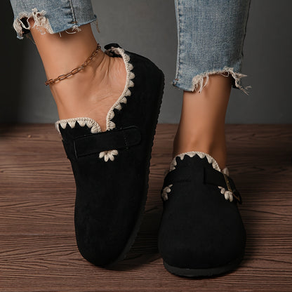 Women's Black Lace Shoes - product view 5