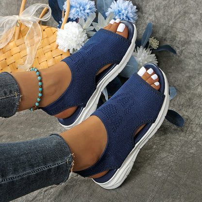 Easygoing And Breathable Flat-Bottomed Versatile Shoes with a Fish Mouth Design., Women Shoes