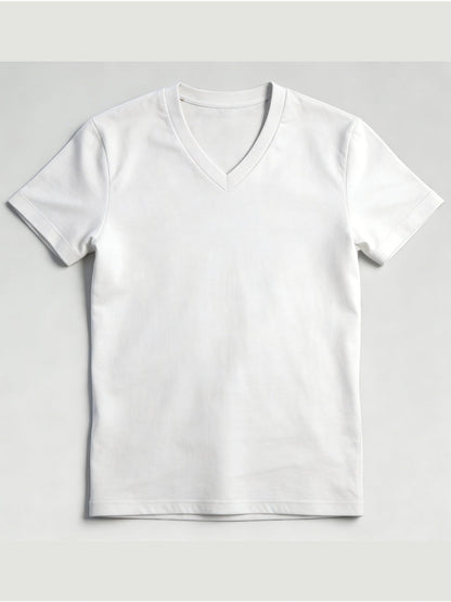 Men's HY01-Black-3pcs V-Neck Slim-Fit T-Shirt - product view 2