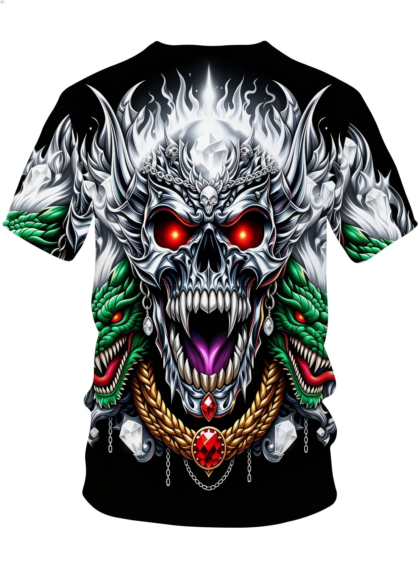 Men's Multicolor Printed Graphic T-Shirt - product view 26