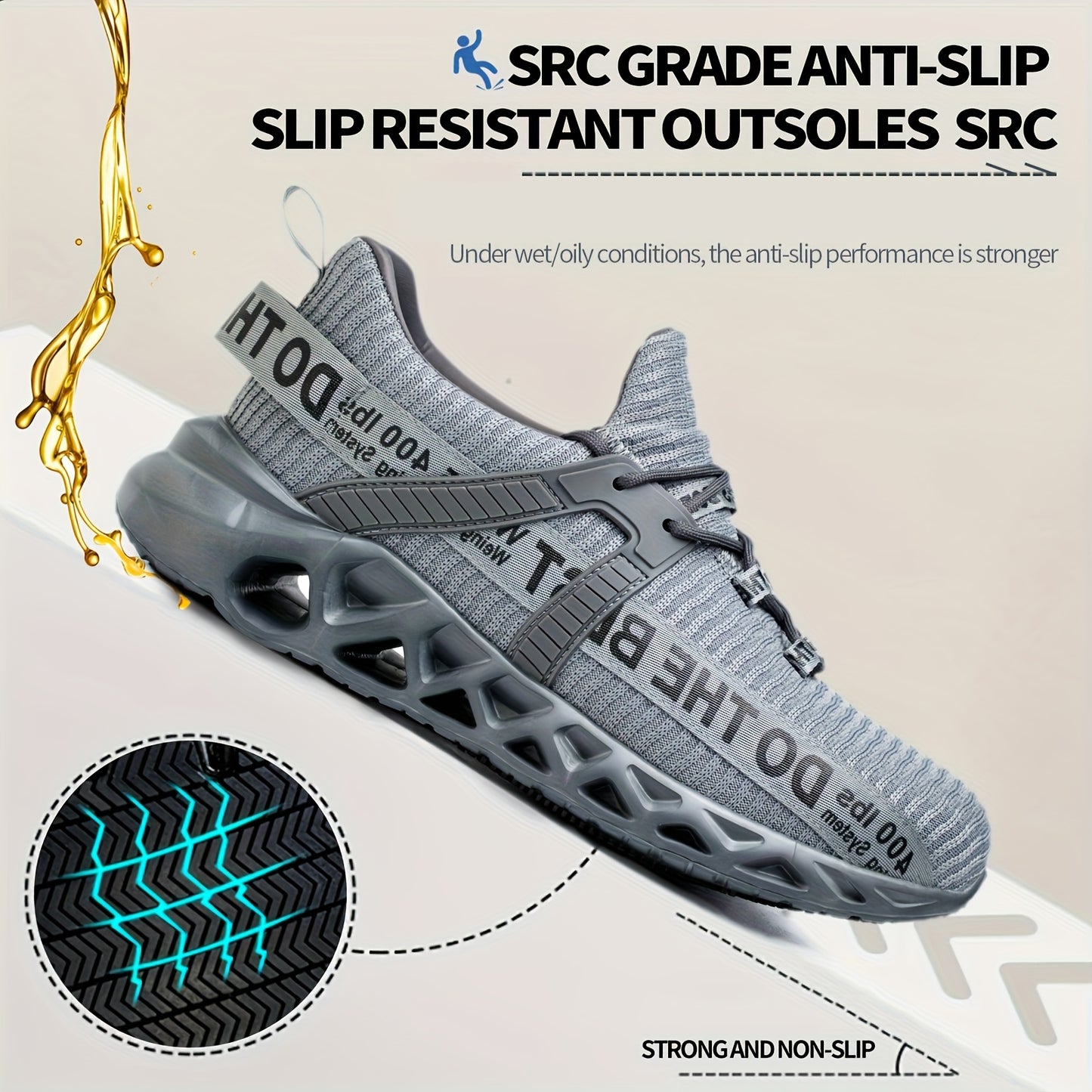 Men'S Shoes, Dedicated, Anti-Slip, Comfortable for Prolonged Standing, Work Shoes, Soft Sole, Odor-Resistant Professional Shoes, Odor-Resistant, Suitable for All Seasons, Use