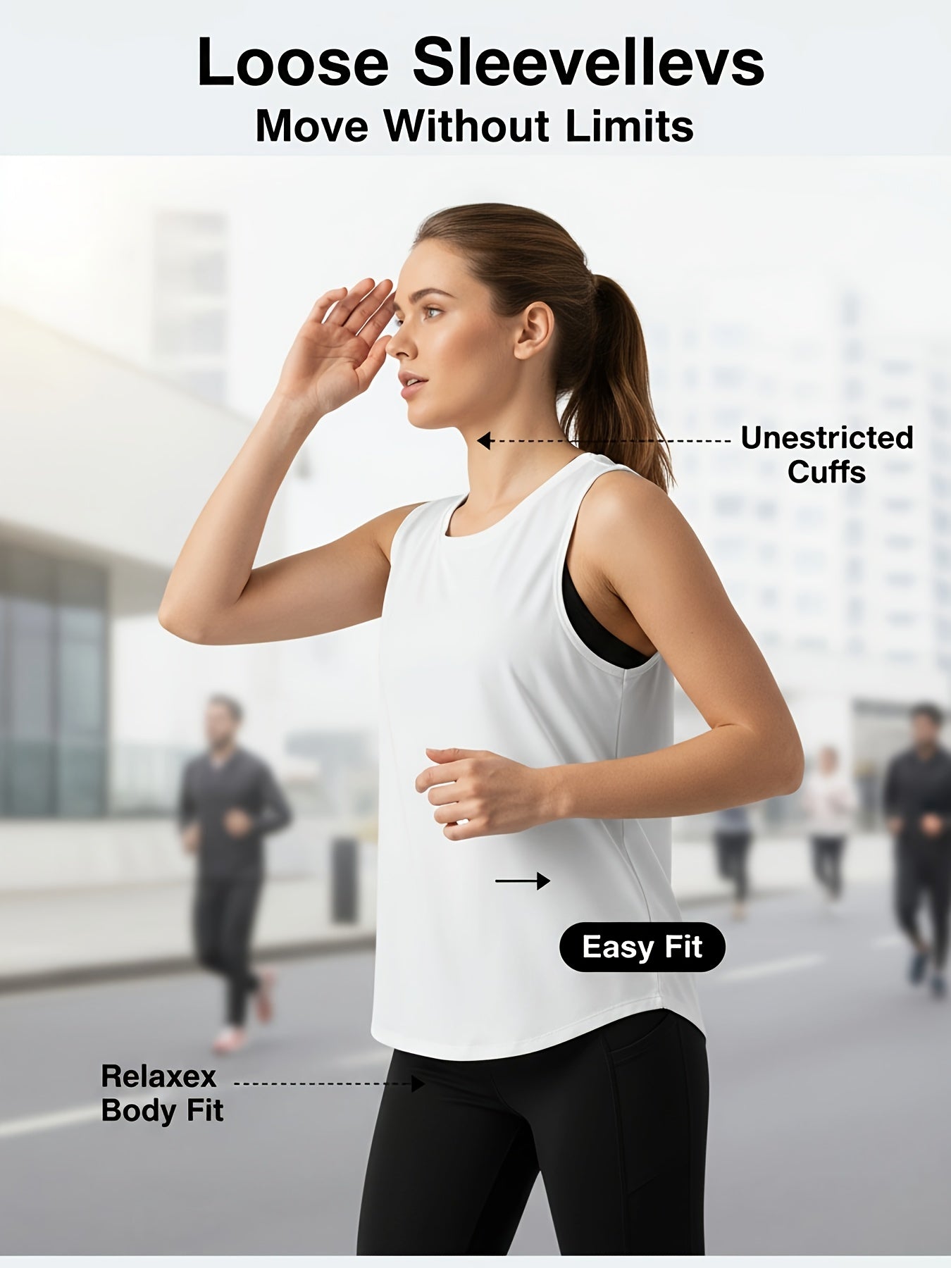 5 Pack Women's Athletic Tank Tops - Quick Drying, Fitness Training Running I-back Design, Breathable Polyester Blend, 2026, Valentine's Day, Gifts