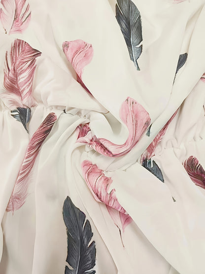 New Floral Dress for Women: Trendy Off-The-Shoulder Style for Autumn/Winter 2025 in European And American Fashion