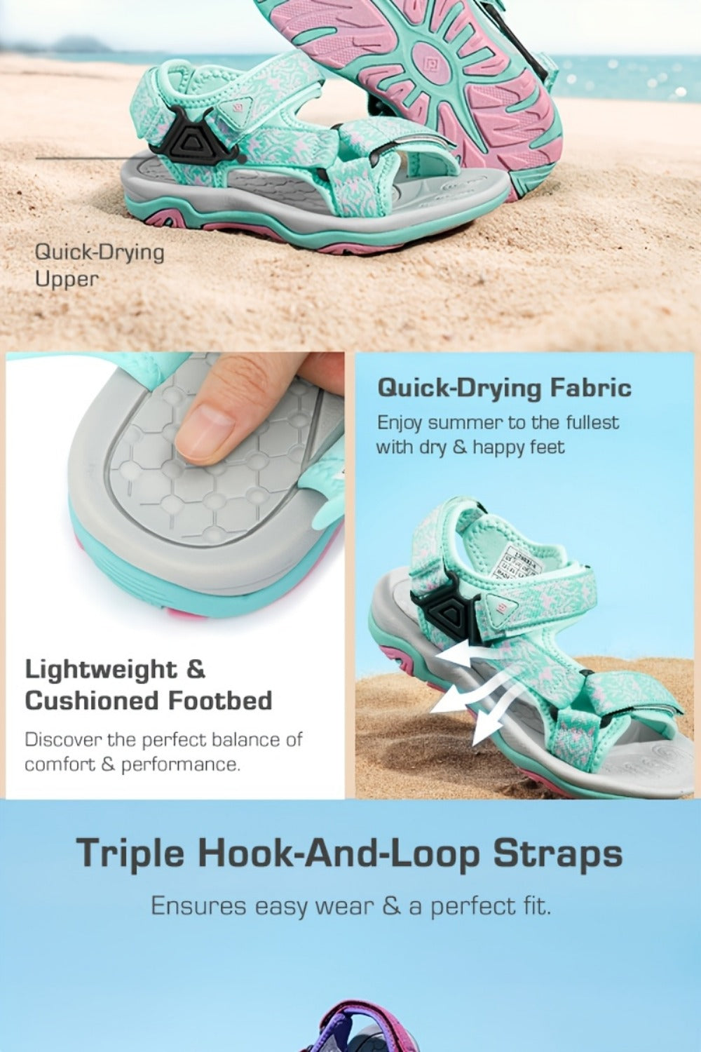 Kids' Sandals - Lightweight 001253