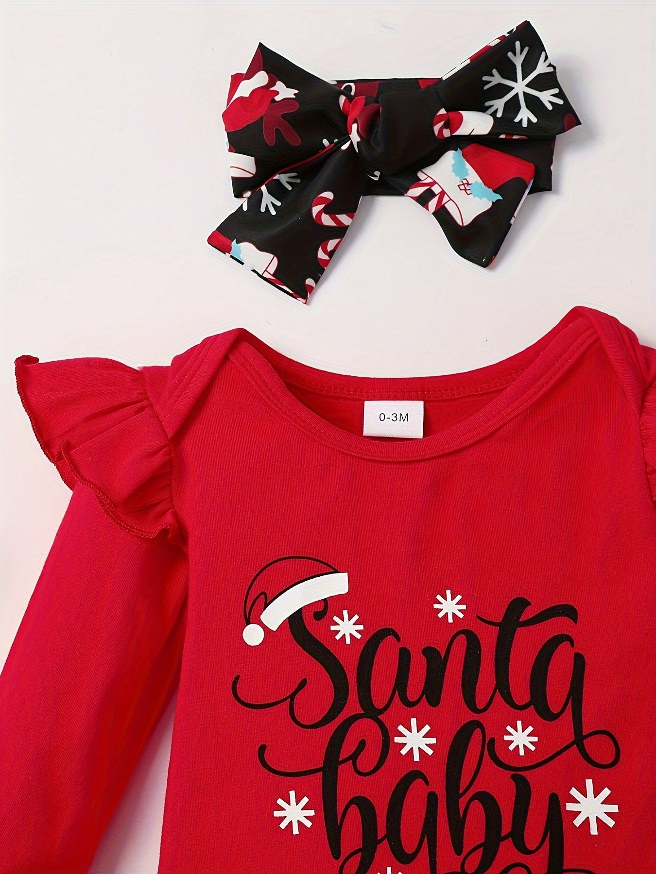 MINKIDFASHION Baby Girls Green Christmas Mesh Dress New Born Santa Baby Romper And Skirt Outfit, for Outdoor