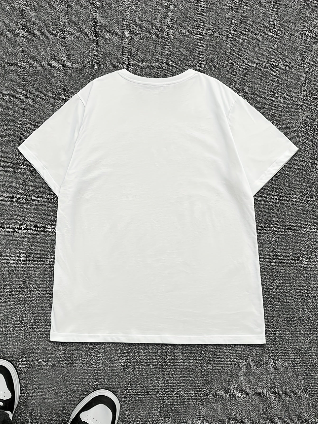 Men'S Graphic Print T-Shirt, Breathable And Moisture-Wicking, Machine Washable And Easy Care, Casual Round Neck, Shipped from Local Warehouse, Medium Stretch, Short-Sleeved Summer Top, Fashionable And Versatile