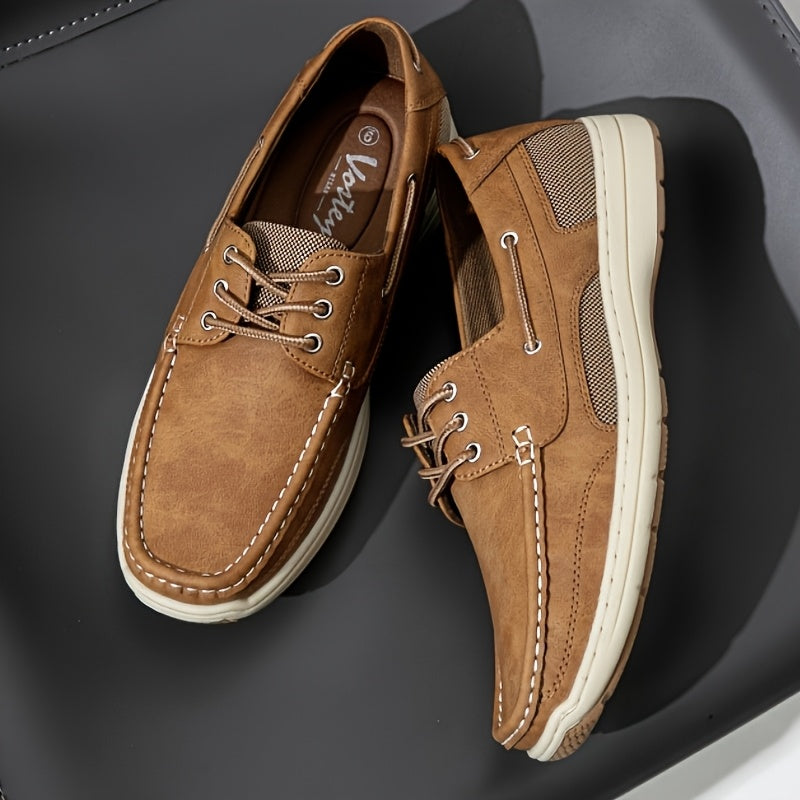 Men's Loafers & Slip-ons 3-Eye Boat Shoes Men Comfortable Casual Loafers for Men