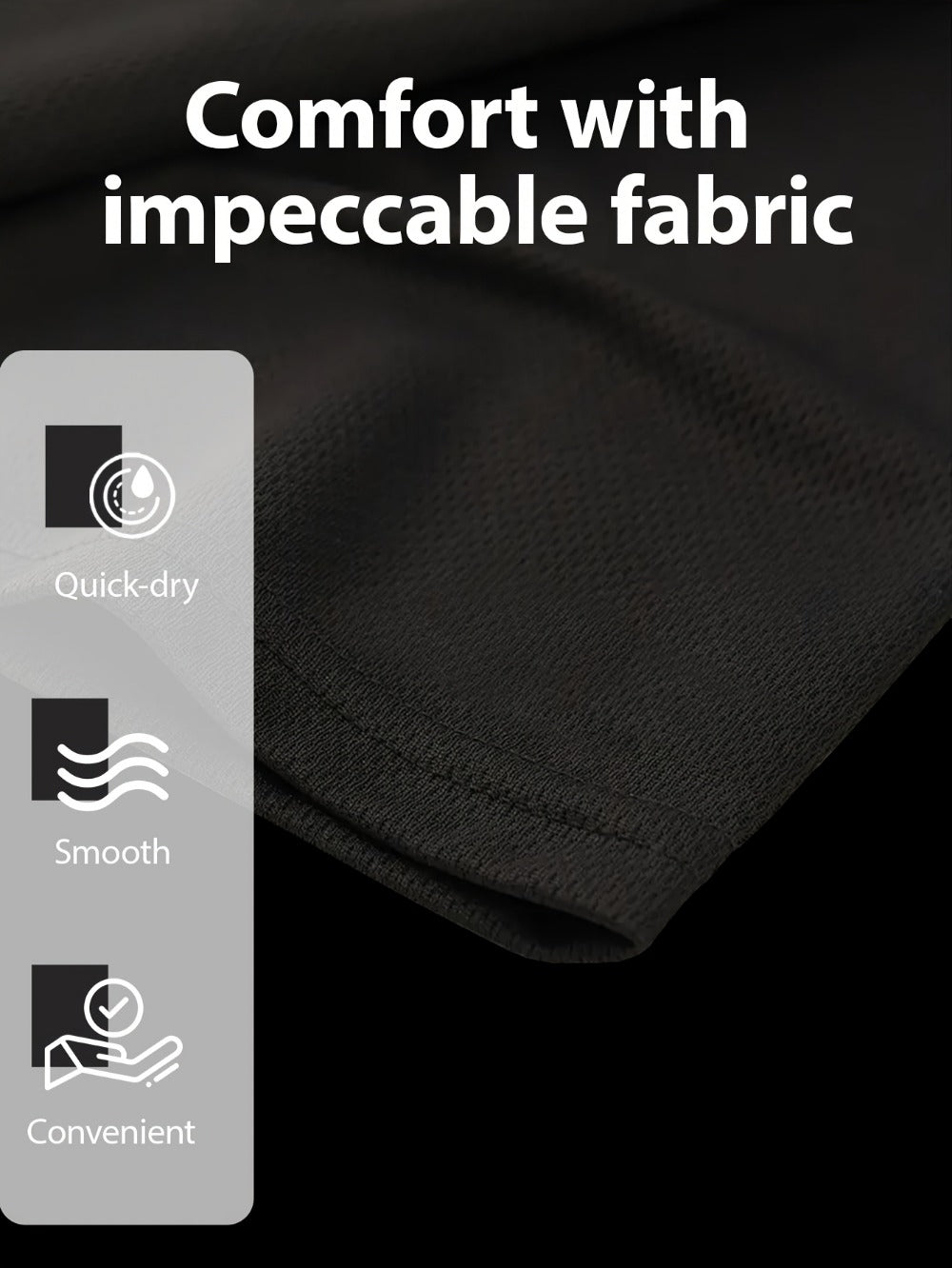 Men's 5-Pack Quick-Dry Long Sleeve Shirts - Breathable Mesh Fabric