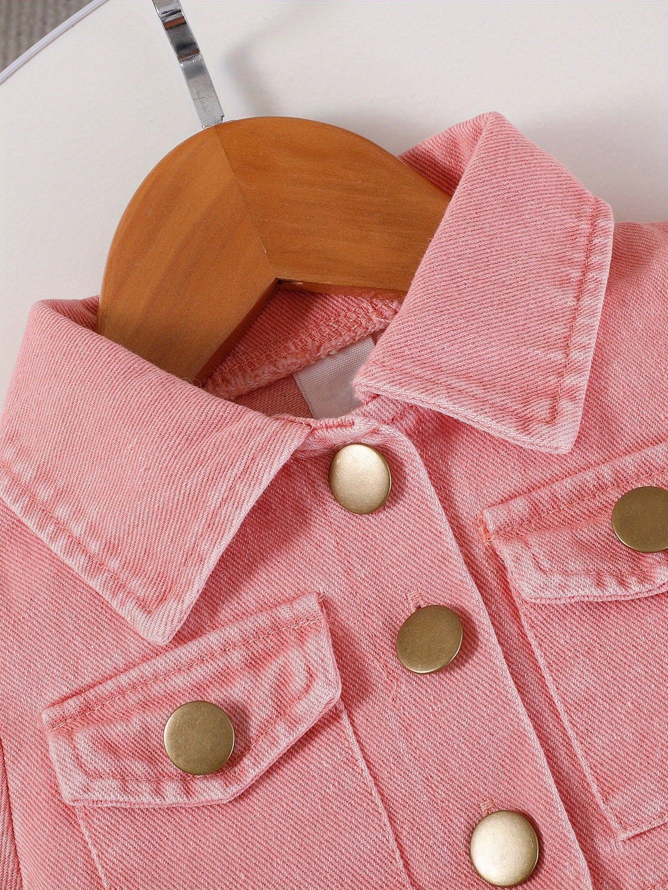 Baby Sky Blue Denim Utility Shorts - product view 21