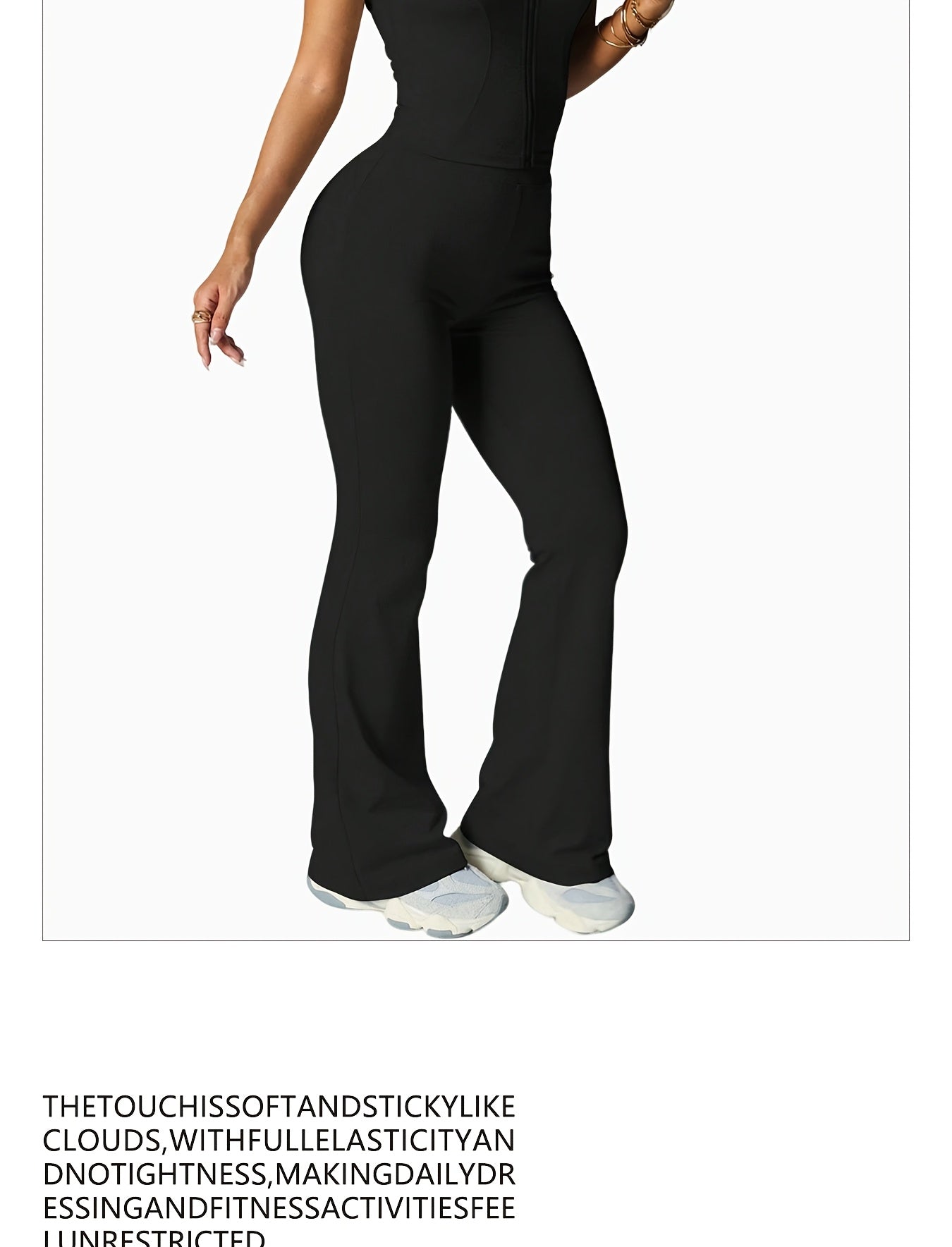 Women's Grey Polyester V-Neck Pants - product view 4