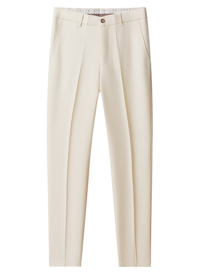 Latest Men's Solid Color Suit Two-Piece Suit Peaked Lapel Double-Breasted Four Seasons Men's Business Suit Formal Business Casual Wedding Dress