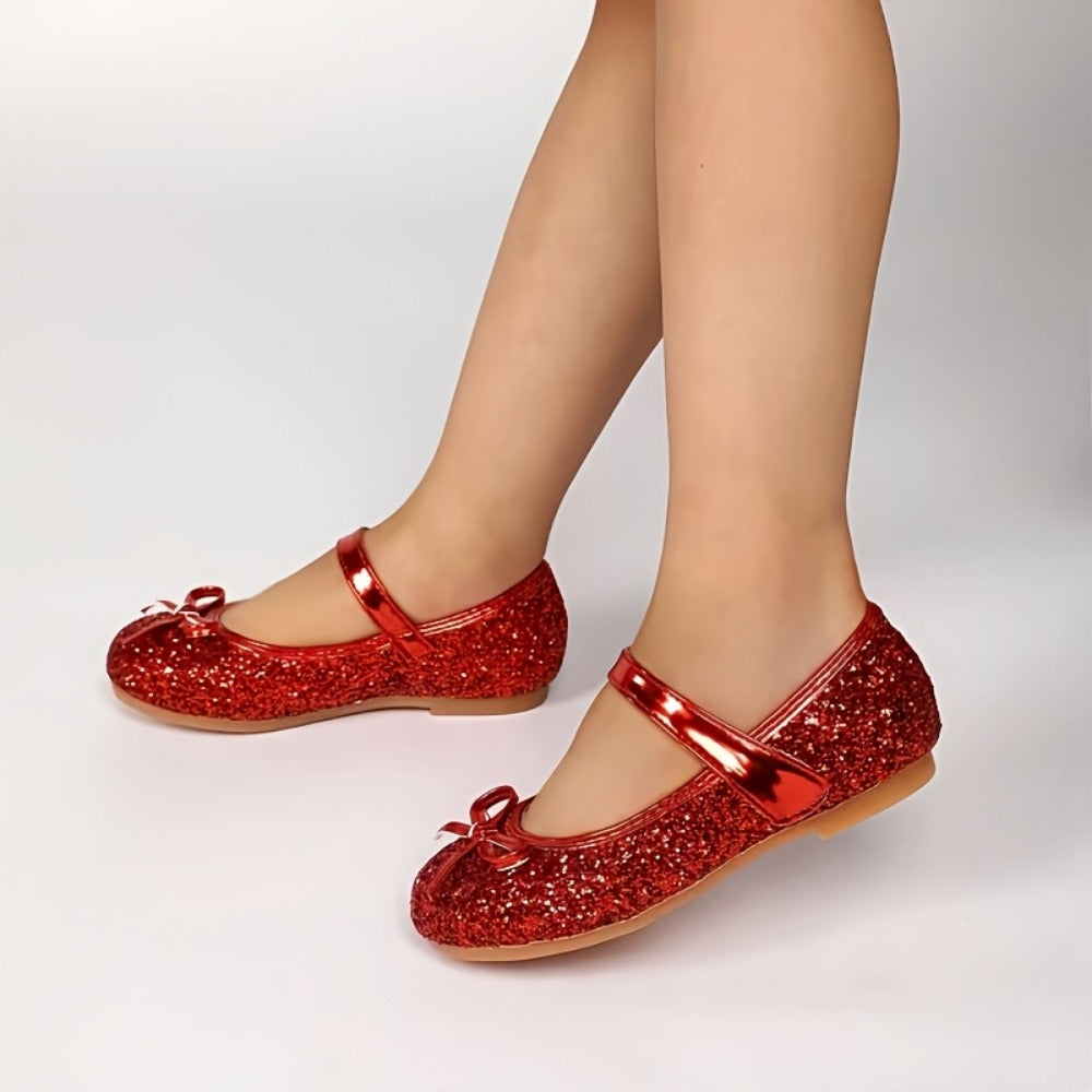 Girls Mary Jane Flats - Soft-Sole Ballet Shoes