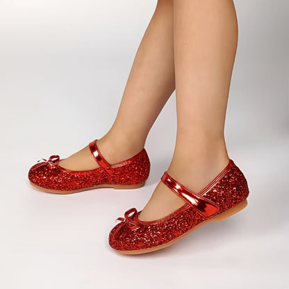 Girls Mary Jane Flats - Soft-Sole Ballet Shoes