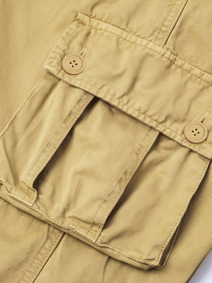 Men's Khaki 6-pocket Casual Pants