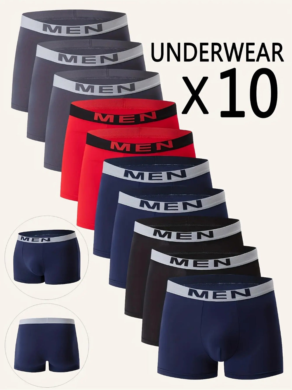 Men's Boxer Briefs - Versatile Style 639461