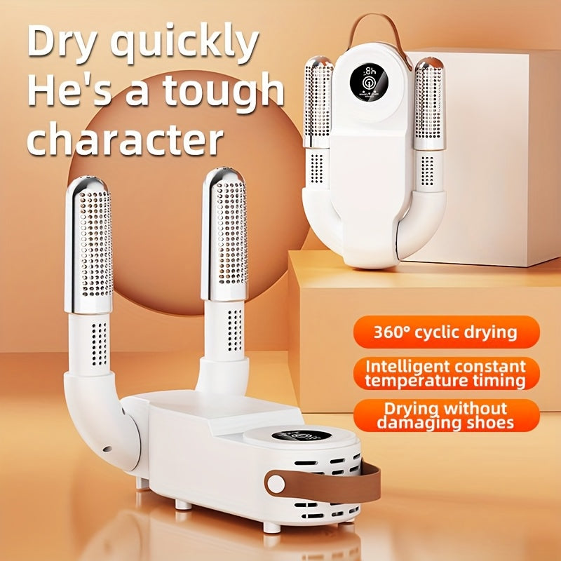1pc Electric Boot Warmer, Electric Shoe Dryer, Multifunctional Shoe Dryer, High-power Dryer, Intelligent Constant-temperature Quick Drying, Universal for Many Shoes, No Injury to Shoes, Flexible Folding Telescopic Shoe Dryer.