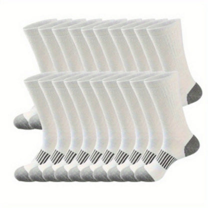 Men's Thermal Crew Socks - 40-Pair Pack