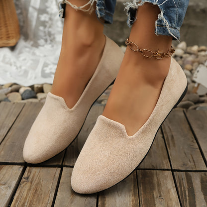 Lightweight Women's Elegant Mary Jane Flat Shoes | Comfortable TPR Sole Slip-on - Suitable for All Four Seasons, Women Shoes