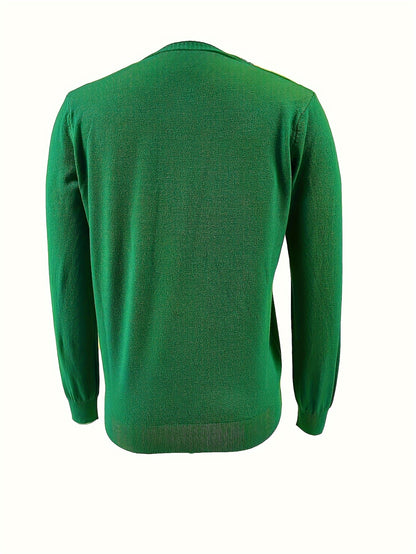 New Women's Solid Color V-Neck Knitted Base Sweater Pullover, Comfortable And Slimming Sweater For Autumn And Winter, Thin And Stylish Inner Layer, Suitable For Daily Wear