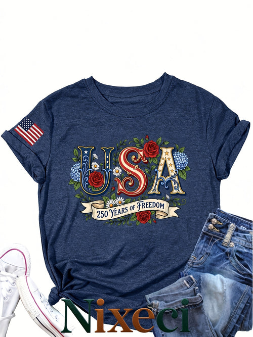 Pure Teenager Plus-Size Round-Neck Short-Sleeve T-Shirt, For Teenager