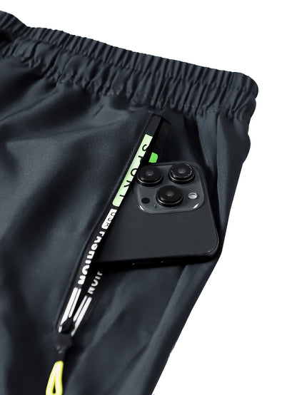 1pc Men'S Spring/Fall Cargo Pants with Large Zipper Pockets & Drawstring Waist - Olive Green Casual Outdoor Joggers for Hiking, Daily Wear, and Leisure Activities, Jogging Pants, Straight Leg Fit