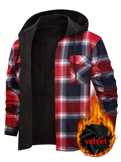 Men'S Autumn And Winter Casual Fashion Sports Fleece-Lined Thickened Sweatshirt