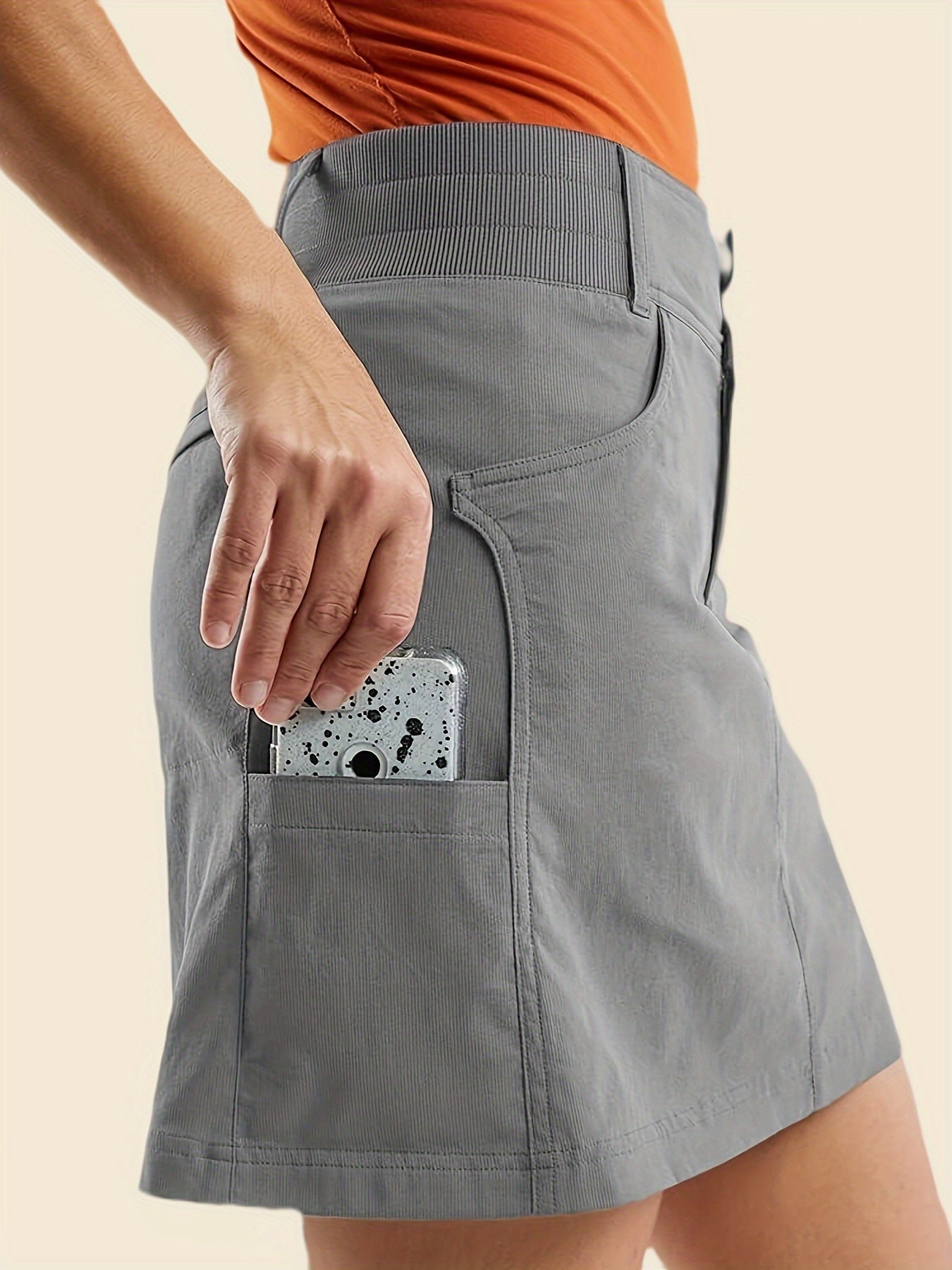 Women's pink color Shorts - product view 18